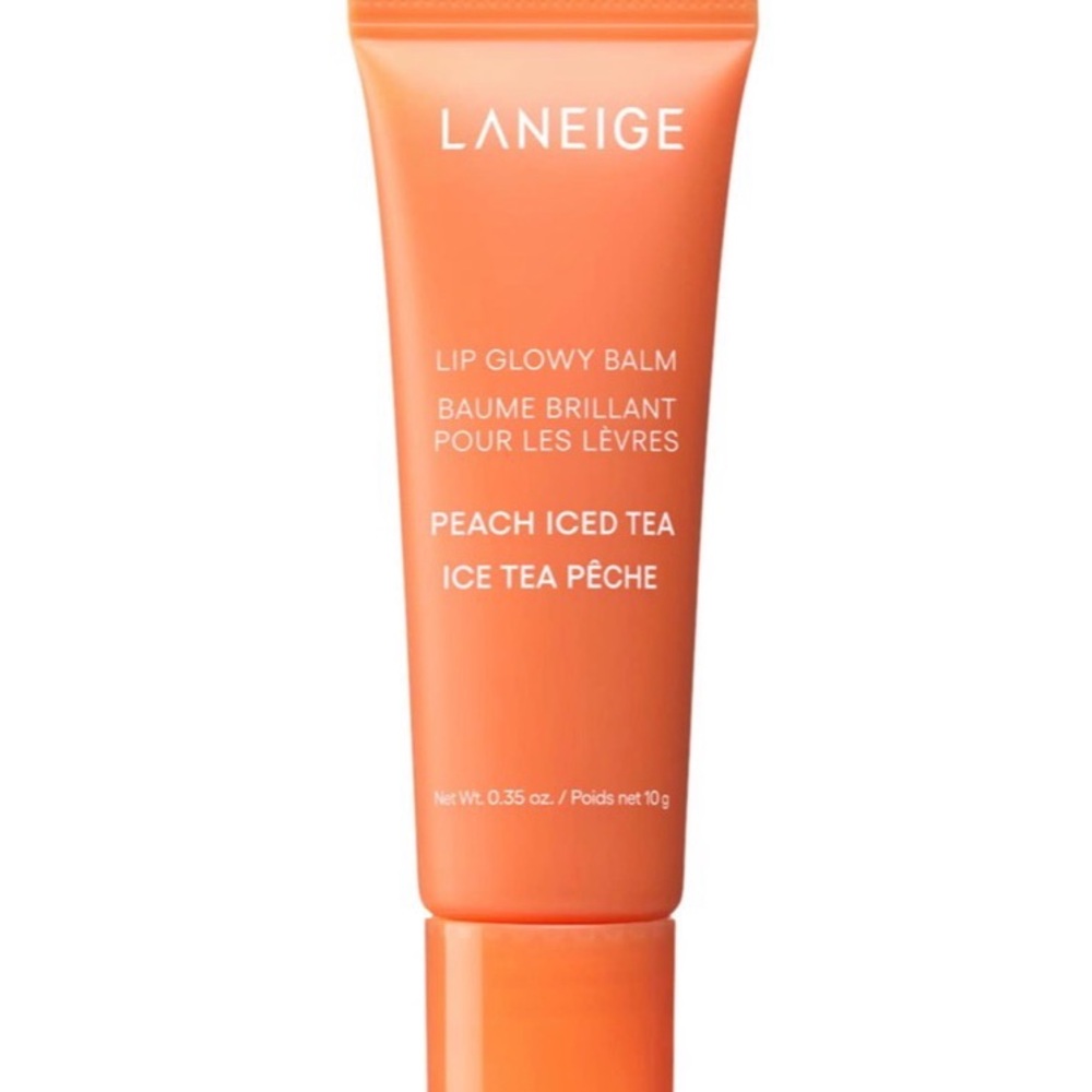 LANEIGE Peach Iced Tea Lip Glowy Balm - Vibrant Sheer Orange